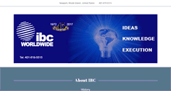 Desktop Screenshot of ibcworld.com